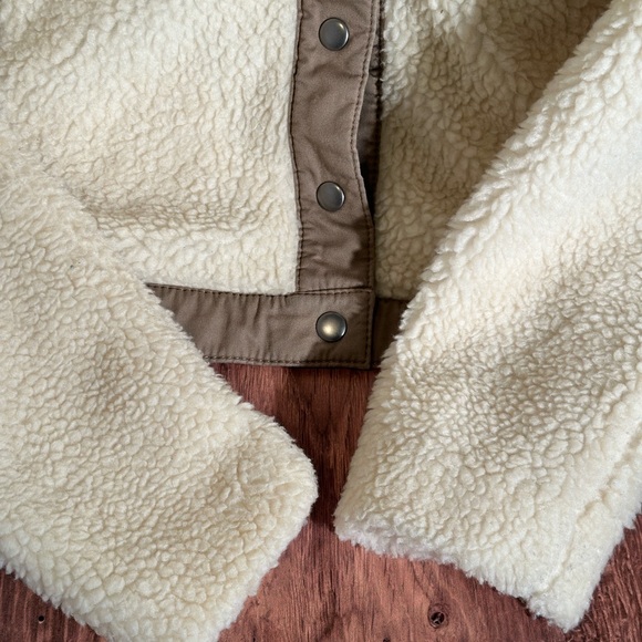 Madewell | Portland Sherpa Jacket sz XS - Girlhood core, hygge - Picture 4 of 9